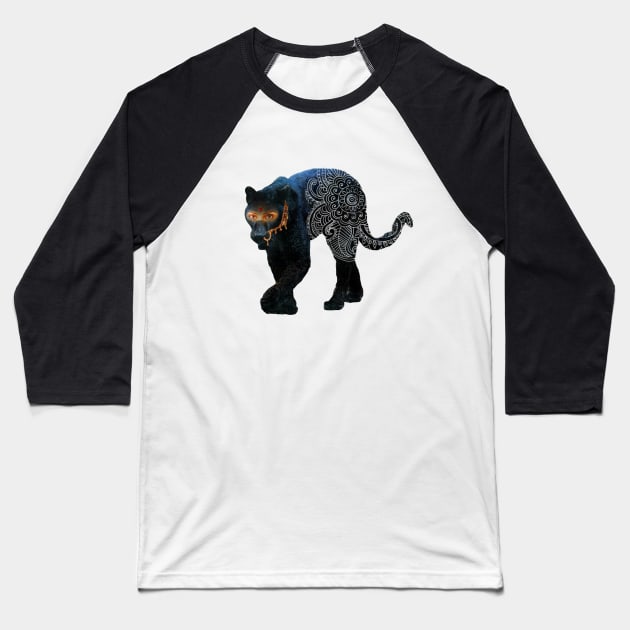 Venus panther Baseball T-Shirt by Skorretto